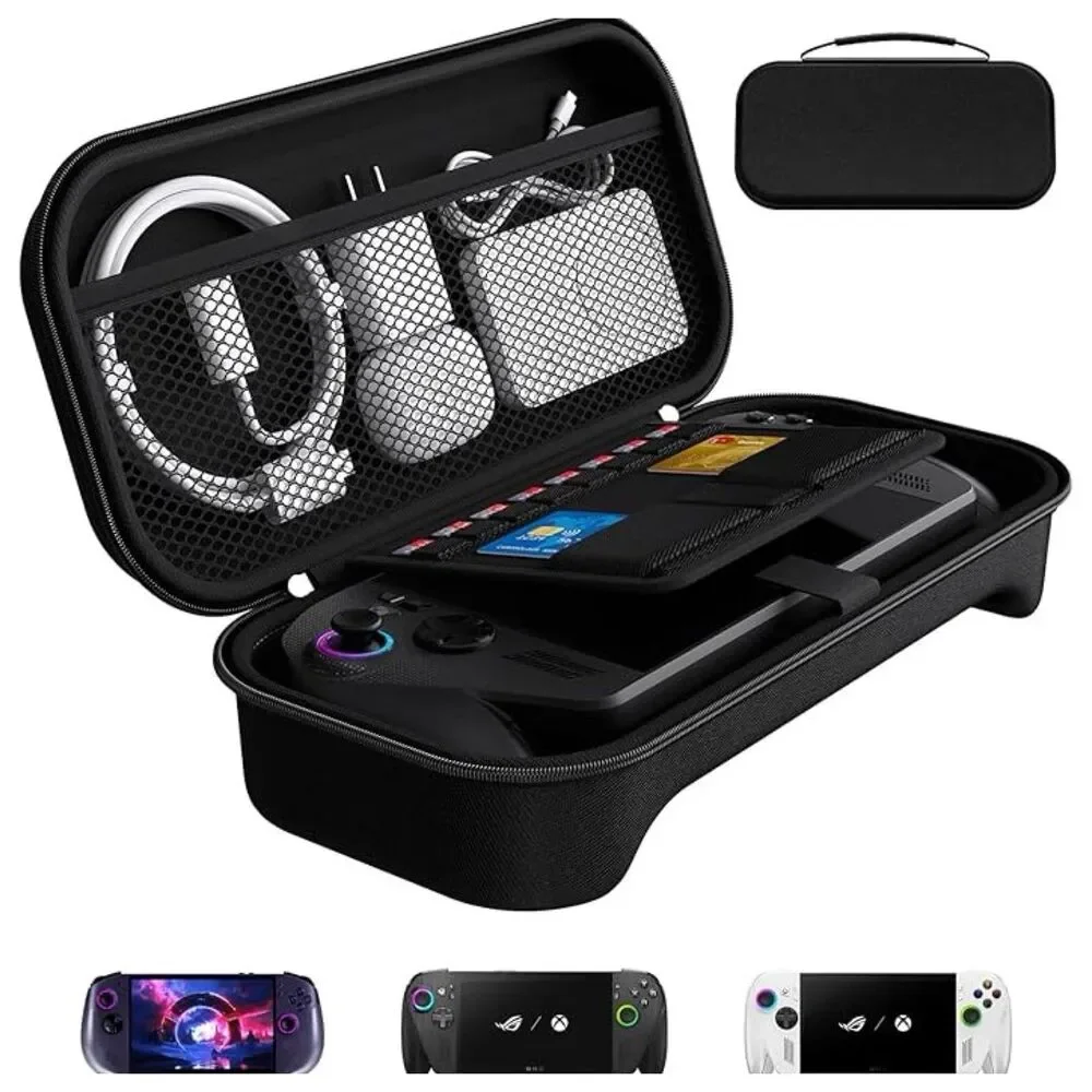 ivoler Carrying Case for Lenovo Legion Go S/ASUS ROG Xbox Ally/Xbox Ally X,black